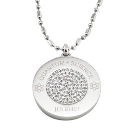 Pålidelig Omdømmesundhed Titanium Pelelith Halskæde Med Diamant