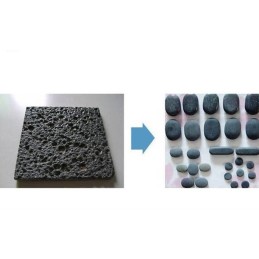 Nem At Bruge Sundheds Titanium Pelelith Halskæde Med Diamant