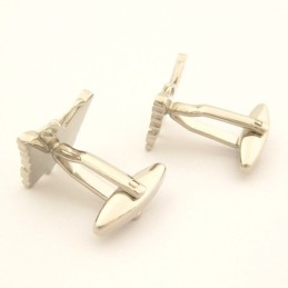 Titanium Sommerfugle Manchetknapper Med Diamanter