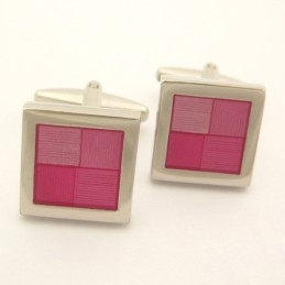 Udsøgte Titanium Pink Firkantede Manchetknapper