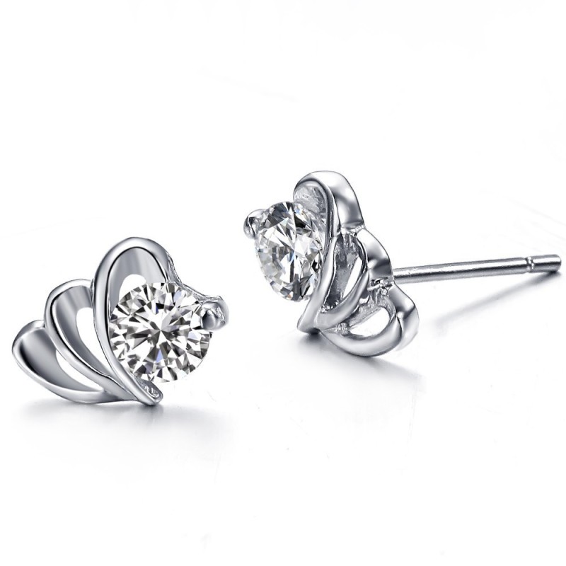 Sælger Godt Over Hele Verden Kvindelige Sweetheart Platinbelagte Titanium Øreringe Sælger Godt Over Hele Verden Kvindelige Sweetheart Platinbelagte Titanium Øreringe