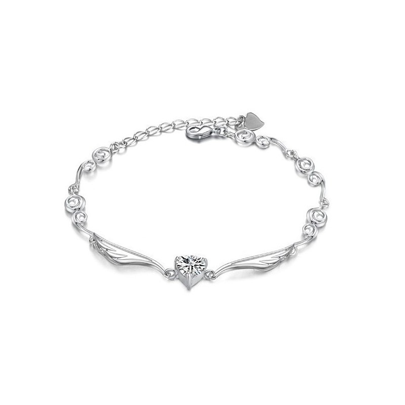 Høj Kvalitet Platinbelagt Titanarmbånd Med Rhinsten Til Kvinder Høj Kvalitet Platinbelagt Titanarmbånd Med Rhinsten Til Kvinder