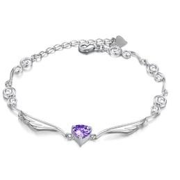 Bredt Udvalg Af Platinbelagt Titanarmbånd Med Diamanter Til Kvinder