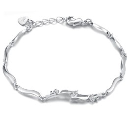 Pålidelig Kvalitets Platinbelagt Titanarmbånd Til Kvinder