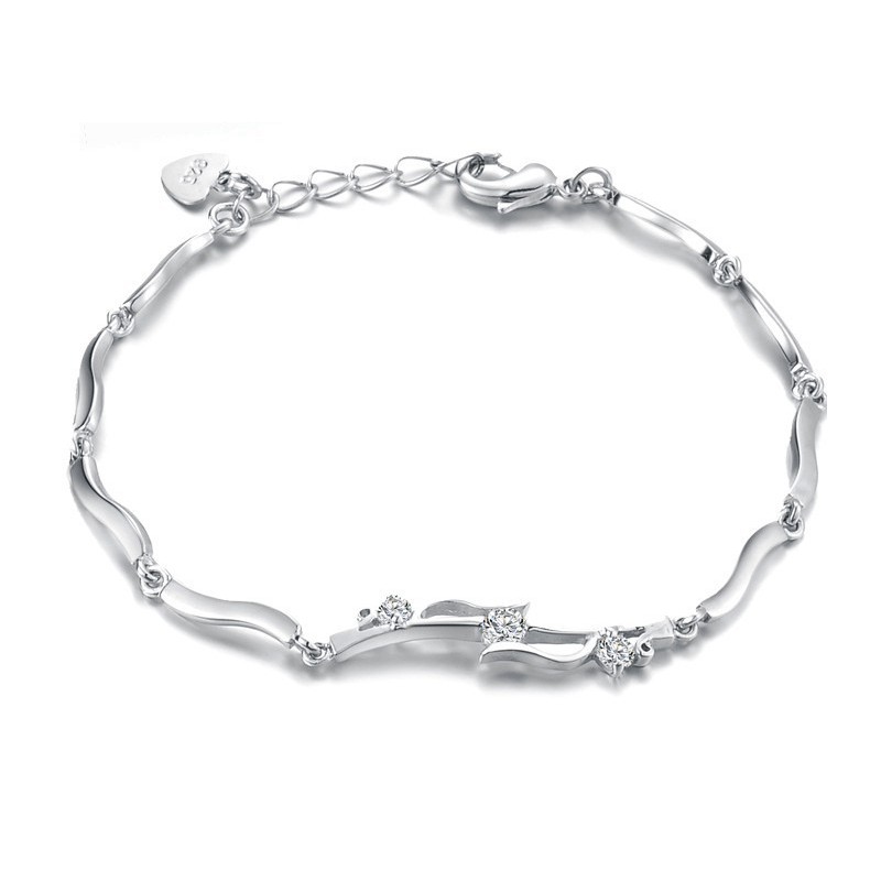 Pålidelig Kvalitets Platinbelagt Titanarmbånd Til Kvinder Pålidelig Kvalitets Platinbelagt Titanarmbånd Til Kvinder