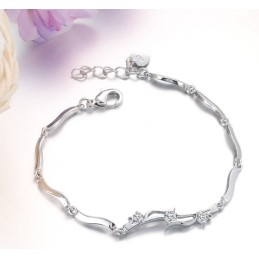 Pålidelig Kvalitets Platinbelagt Titanarmbånd Til Kvinder