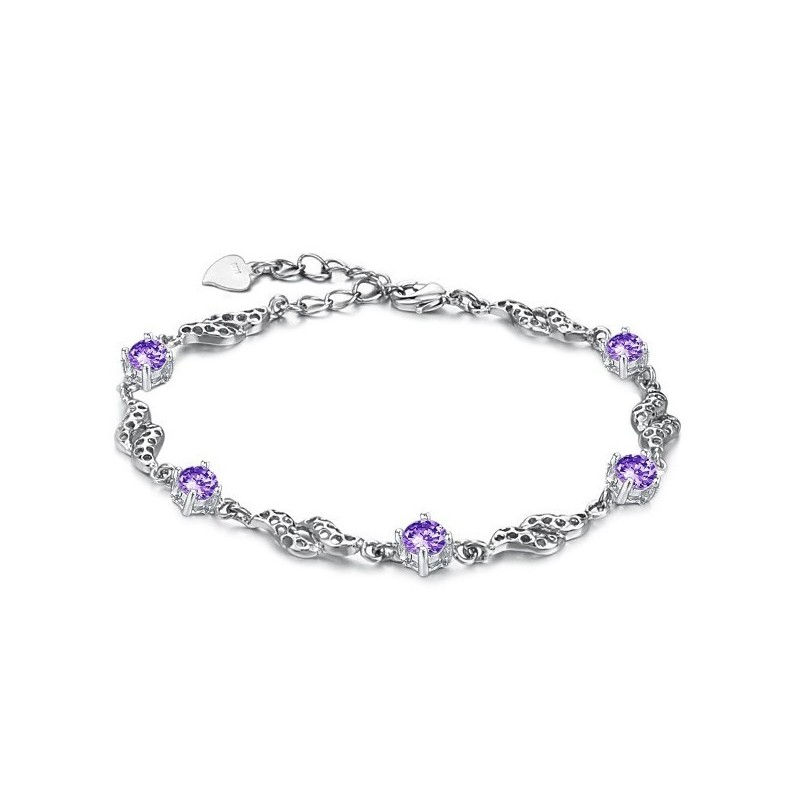 Fremragende Kvalitets Hul Platinbelagt Titanarmbånd Til Kvinder Med Diamanter Fremragende Kvalitets Hul Platinbelagt Titanarmbånd Til Kvinder Med Diamanter