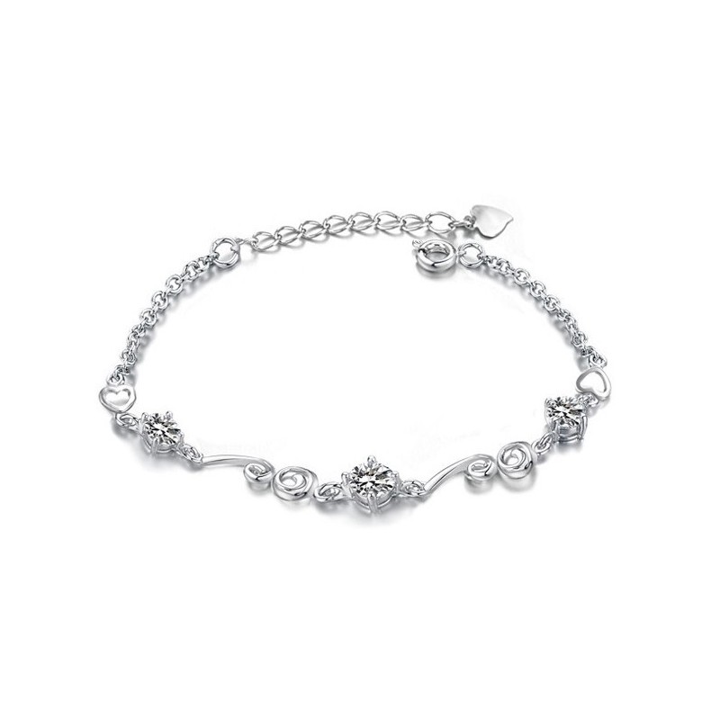 Høj Kvalitet Lilla Platinbelagt Titanarmbånd Med Diamanter Til Kvinder Høj Kvalitet Lilla Platinbelagt Titanarmbånd Med Diamanter Til Kvinder
