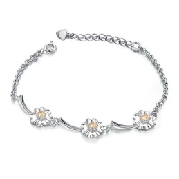 Kvalitets- Og Kvantitetssikret Platinbelagt Titanarmbånd Til Kvinder