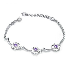 Kvalitets- Og Kvantitetssikret Platinbelagt Titanarmbånd Til Kvinder