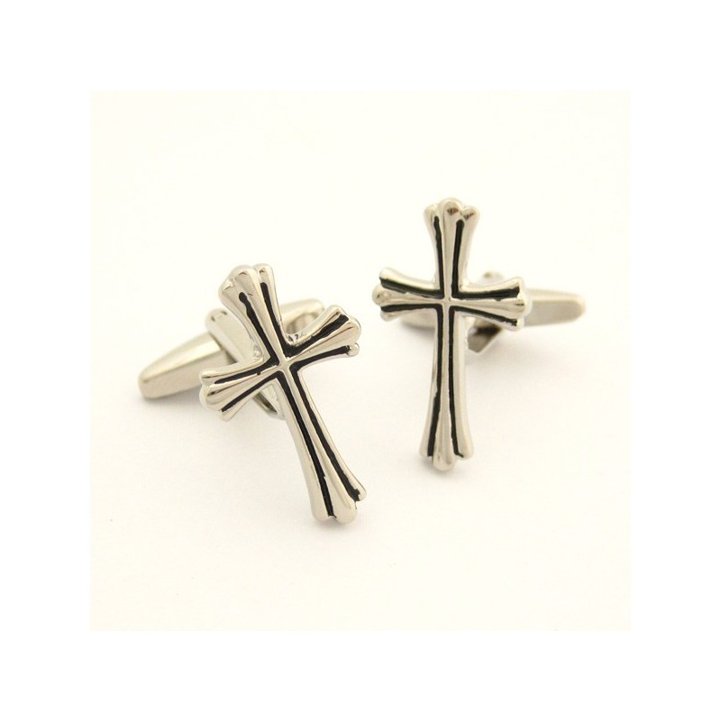 Moderigtige Titanium Kryds Manchetknapper Moderigtige Titanium Kryds Manchetknapper