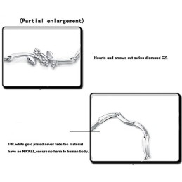 Pålidelig Kvalitets Titanarmbånd Til Kvinder Med Rhinsten