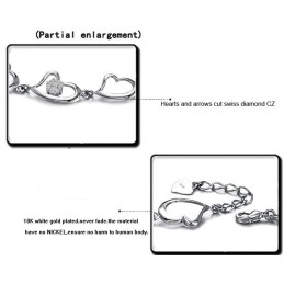 Kvalitets- Og Kvantitetsgaranteret Damearmbånd Med Og Diamanter I Titanium