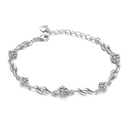 Pålidelig Omdømme Kvindelig Dejlig Platinbelagt Titanium Armbånd
