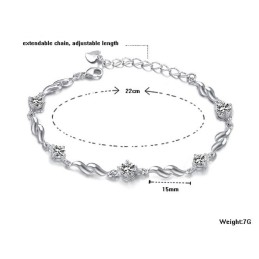 Pålidelig Omdømme Kvindelig Dejlig Platinbelagt Titanium Armbånd