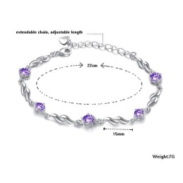 Pålidelig Omdømme Kvindelig Dejlig Platinbelagt Titanium Armbånd