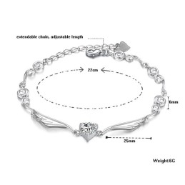 Fremragende Kvalitet Platinbelagt Titanarmbånd Til Kvinder
