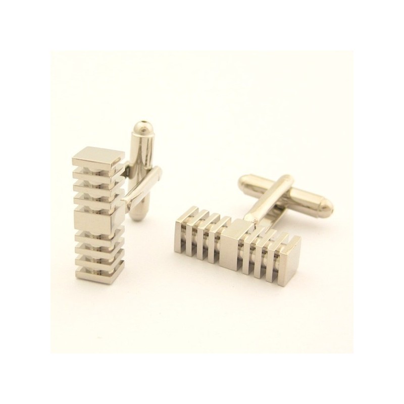 Moderigtige Titanium Mikrofon Manchetknapper