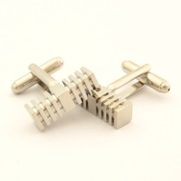 Moderigtige Titanium Mikrofon Manchetknapper