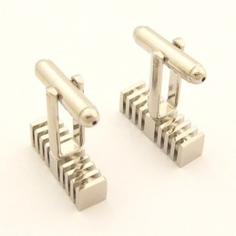Moderigtige Titanium Mikrofon Manchetknapper