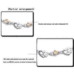 Holdbar I Brug Titanarmbånd Til Kvinder Med Diamanter