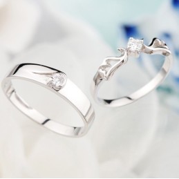 Kvalitets- Og Kvantitetssikret Platinbelagt Titanring Til Elskere