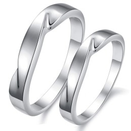 Kvalitets- Og Kvantitetssikret Præcis Platinbelagt Titanring Til Elskere