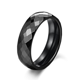 Sort Wolfram Keramisk Ring Af Fremragende Kvalitet