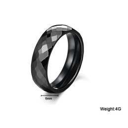 Sort Wolfram Keramisk Ring Af Fremragende Kvalitet