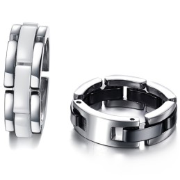 Bredt Udvalg Af Sort-Hvid Wolfram Keramisk Ring