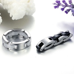 Bredt Udvalg Af Sort-Hvid Wolfram Keramisk Ring