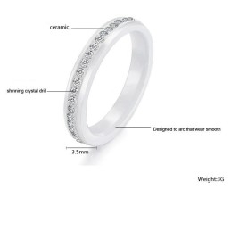 Fremragende Kvalitet Kvindelig Wolfram Keramisk Ring