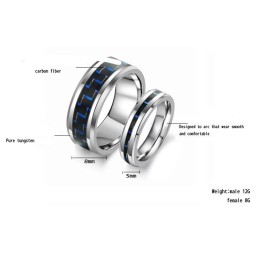 Kvalitets- Og Kvantitetssikret Wolframkeramisk Ring Til Elskere
