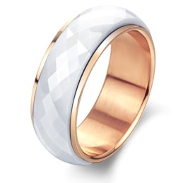 Stabil Kvalitet Hvid Wolfram Keramisk Ring