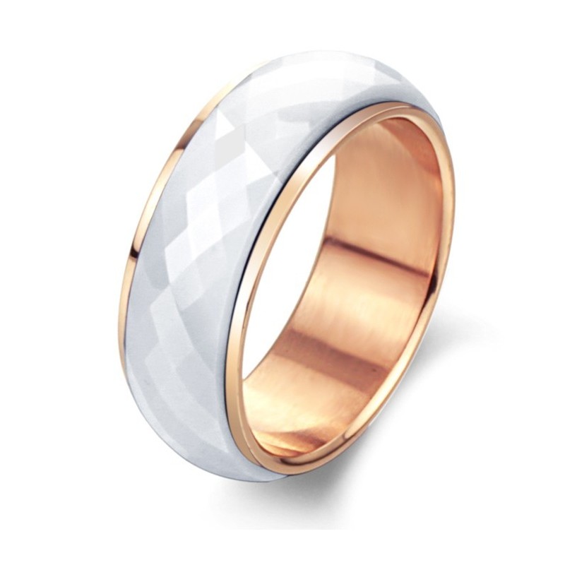 Stabil Kvalitet Hvid Wolfram Keramisk Ring Stabil Kvalitet Hvid Wolfram Keramisk Ring