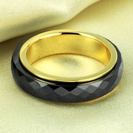 Verdensomspændende Berømt Sort Wolfram Keramisk Ring