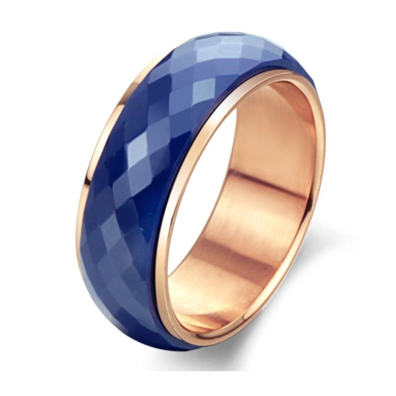 Komplet Specifikation I Blå Wolfram Keramisk Ring