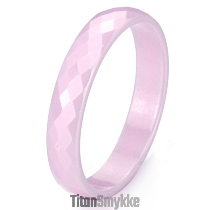 Sælger Godt Over Hele Verden Pink Tungsten Keramik Ring