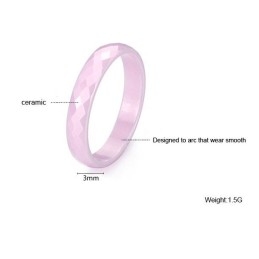 Sælger Godt Over Hele Verden Pink Tungsten Keramik Ring