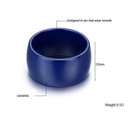 Høj Kvalitet Blå Wolfram Keramisk Ring