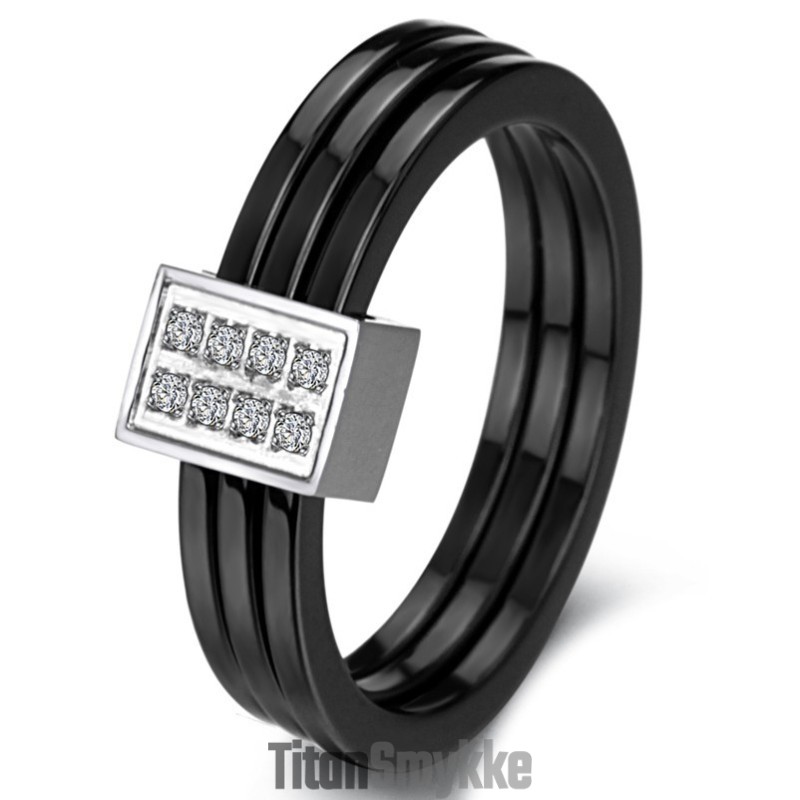 Nem At Bruge Tricyklisk Wolfram Keramisk Ring