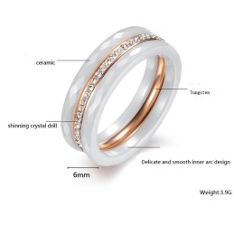 Stabil Kvalitet Tricyklisk Wolfram Keramisk Ring