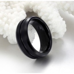 Kendt For Sin Fine Kvalitet Herre Retro Wolfram Keramiske Ring