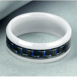 Bredt Udvalg Af Kulfiber Wolfram Keramisk Ring