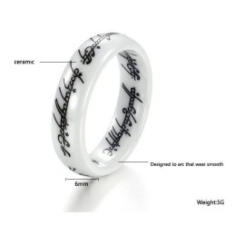 Dronningen Af Kvalitet Retro Wolfram Keramisk Ring