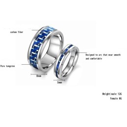 Høj Kvalitet Wolfram Keramisk Ring Til Elskere