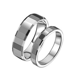 Verdensomspændende Berømt Wolfram Keramisk Ring Til Elskere