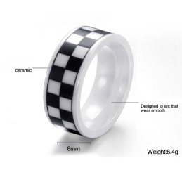 Fremragende Kvalitet Mandlig Gitter Wolfram Keramisk Ring