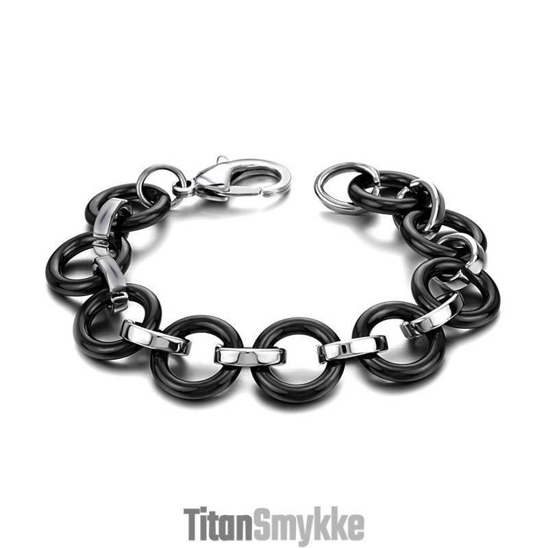 Sort Wolfram Keramisk Armbånd Af Overlegen Kvalitet