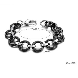 Sort Wolfram Keramisk Armbånd Af Overlegen Kvalitet